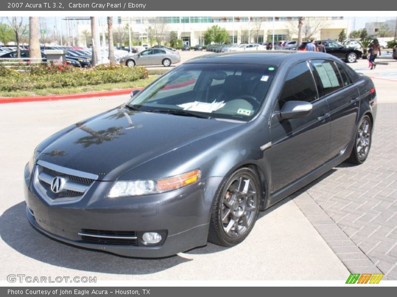 Carbon Gray Pearl / Ebony 2007 Acura TL 3.2
