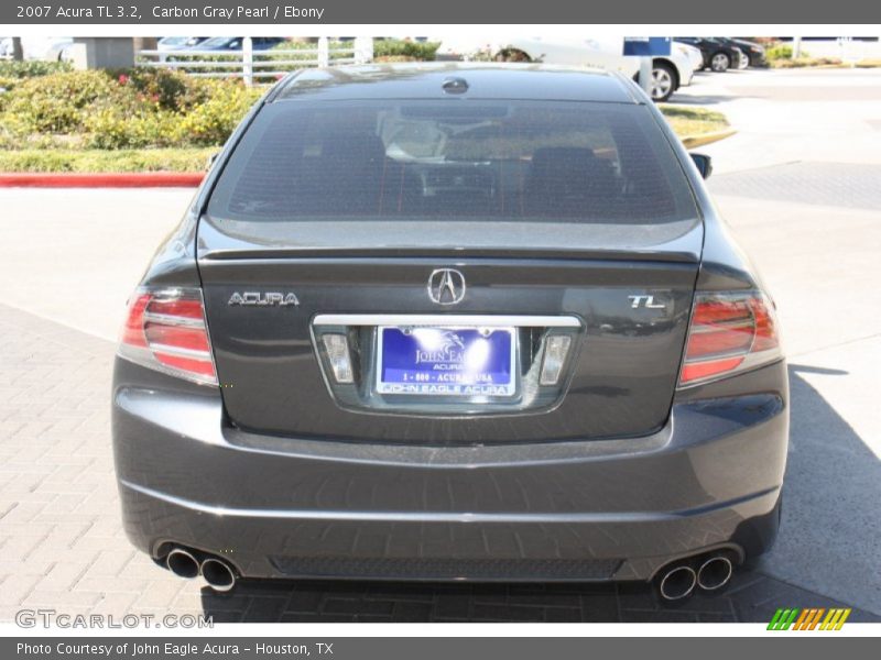 Carbon Gray Pearl / Ebony 2007 Acura TL 3.2