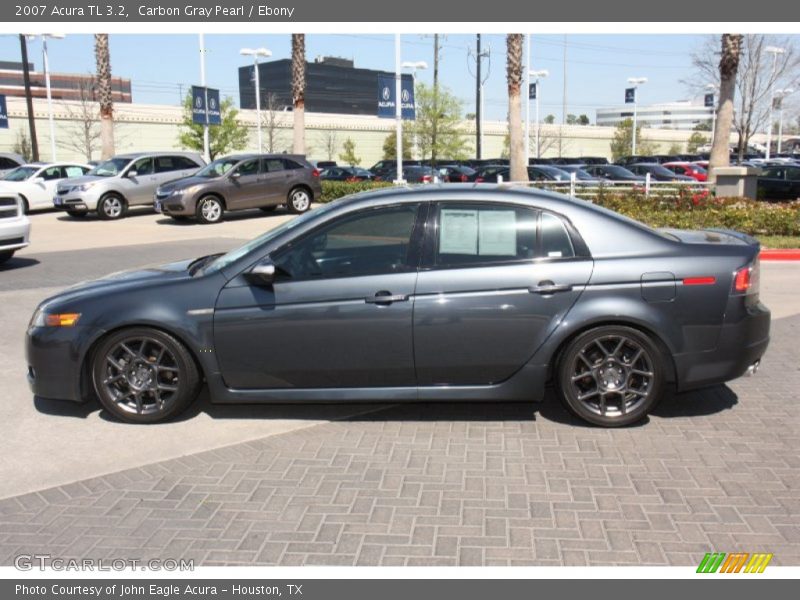 Carbon Gray Pearl / Ebony 2007 Acura TL 3.2