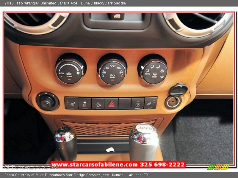 Dune / Black/Dark Saddle 2013 Jeep Wrangler Unlimited Sahara 4x4