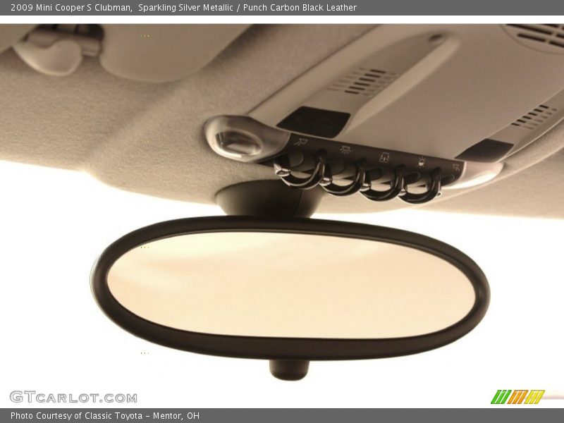 Sparkling Silver Metallic / Punch Carbon Black Leather 2009 Mini Cooper S Clubman