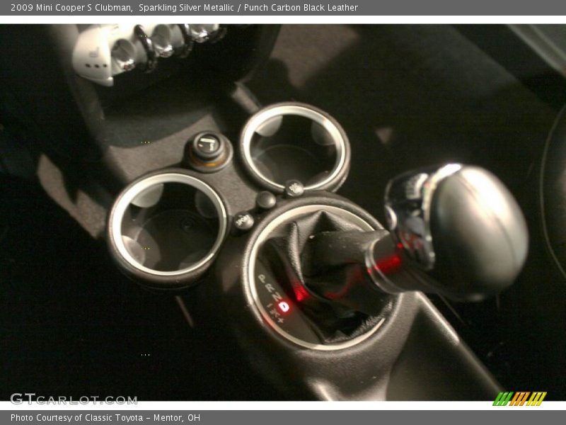 Sparkling Silver Metallic / Punch Carbon Black Leather 2009 Mini Cooper S Clubman