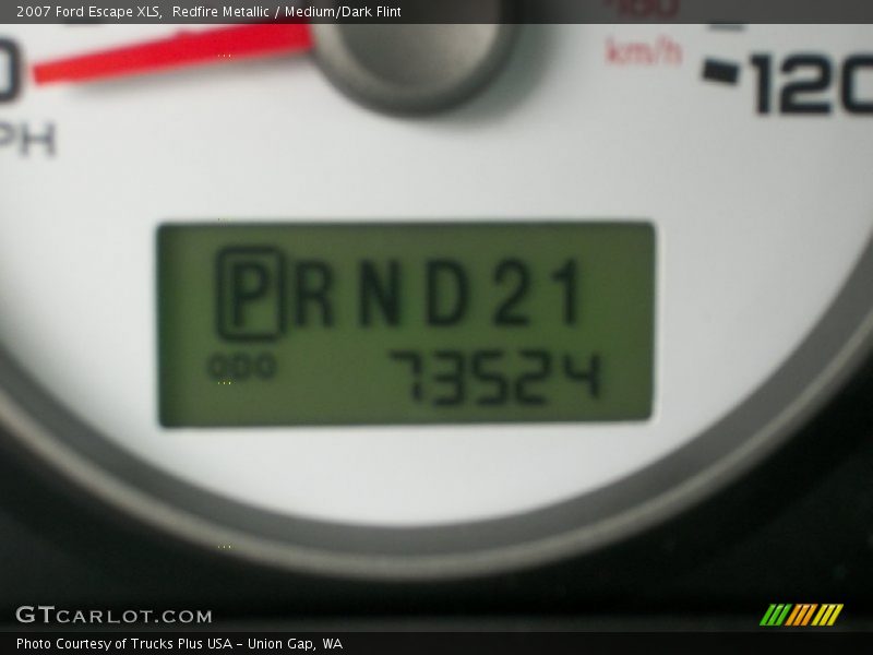 Redfire Metallic / Medium/Dark Flint 2007 Ford Escape XLS