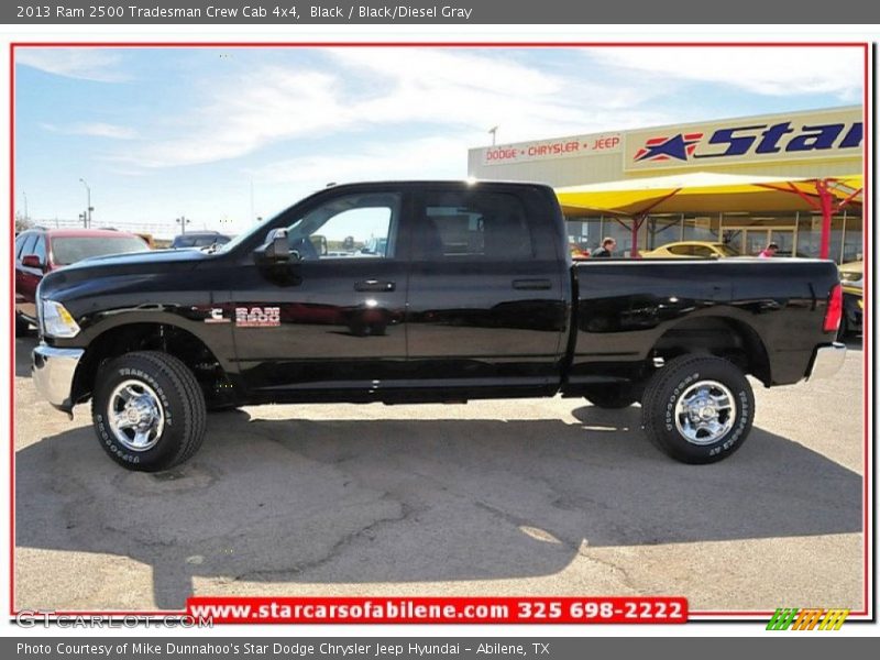 Black / Black/Diesel Gray 2013 Ram 2500 Tradesman Crew Cab 4x4