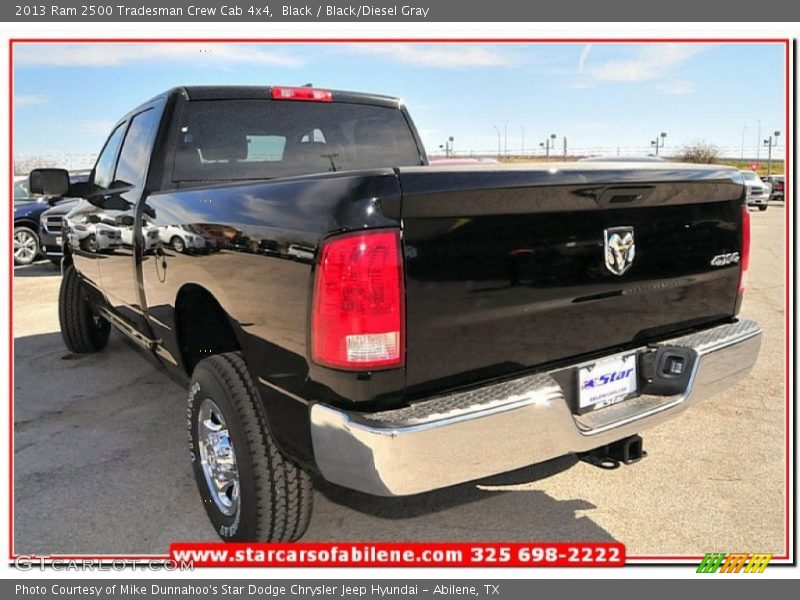 Black / Black/Diesel Gray 2013 Ram 2500 Tradesman Crew Cab 4x4