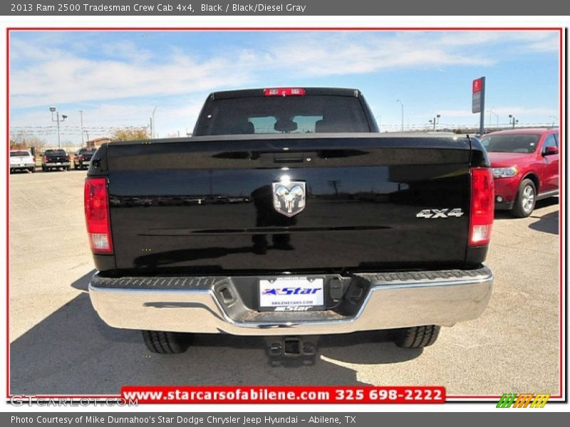 Black / Black/Diesel Gray 2013 Ram 2500 Tradesman Crew Cab 4x4