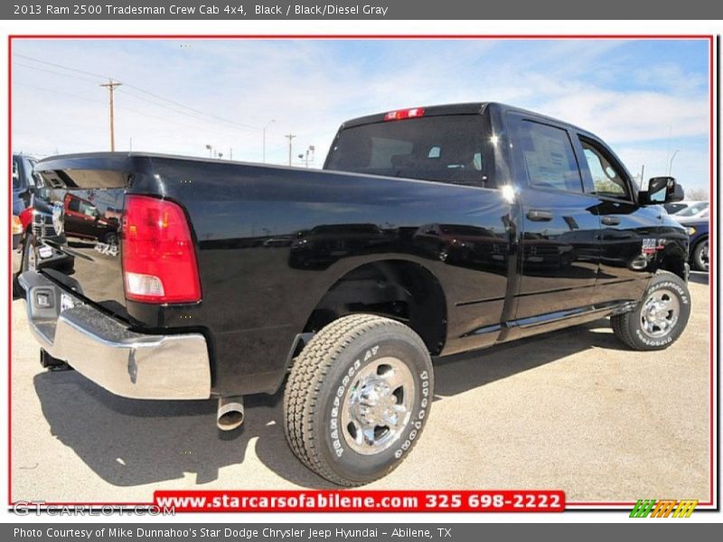 Black / Black/Diesel Gray 2013 Ram 2500 Tradesman Crew Cab 4x4