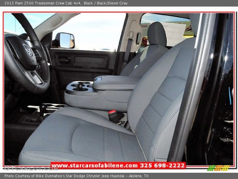Black / Black/Diesel Gray 2013 Ram 2500 Tradesman Crew Cab 4x4
