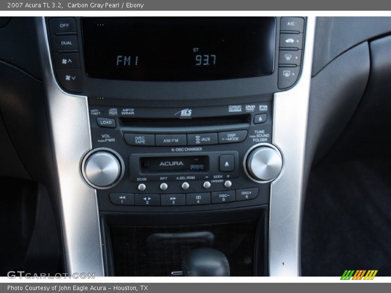 Carbon Gray Pearl / Ebony 2007 Acura TL 3.2