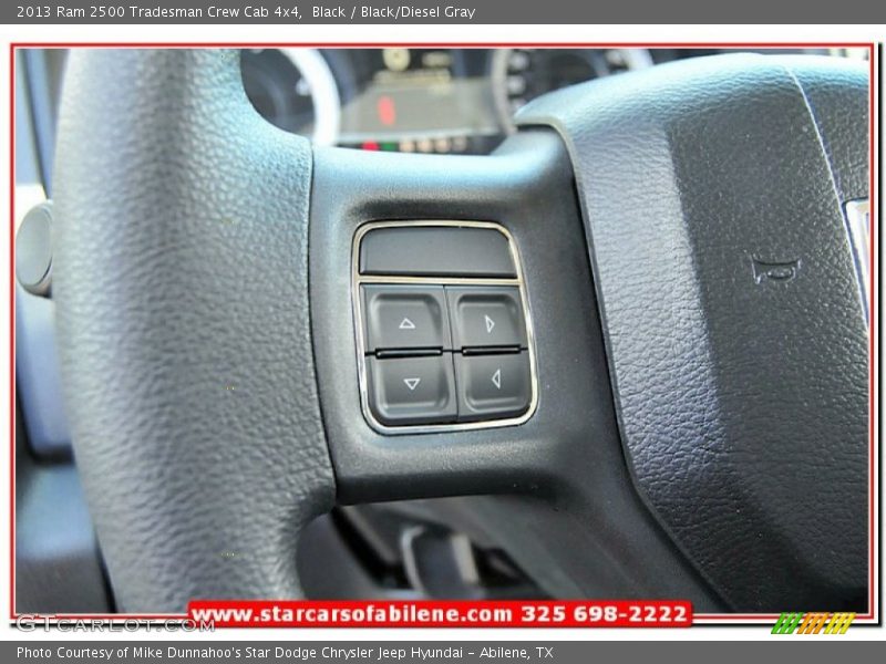 Black / Black/Diesel Gray 2013 Ram 2500 Tradesman Crew Cab 4x4
