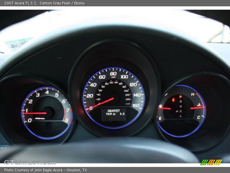 Carbon Gray Pearl / Ebony 2007 Acura TL 3.2