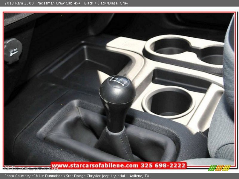 Black / Black/Diesel Gray 2013 Ram 2500 Tradesman Crew Cab 4x4