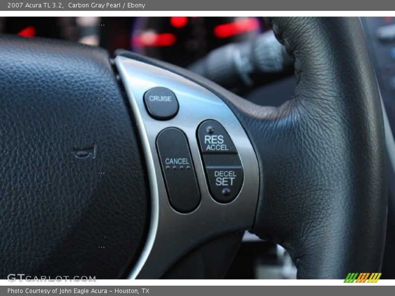 Carbon Gray Pearl / Ebony 2007 Acura TL 3.2