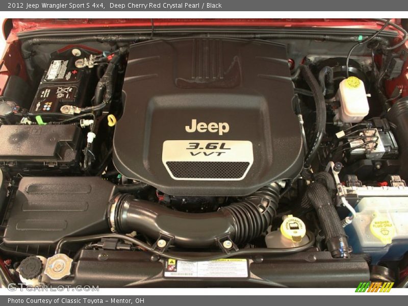 Deep Cherry Red Crystal Pearl / Black 2012 Jeep Wrangler Sport S 4x4