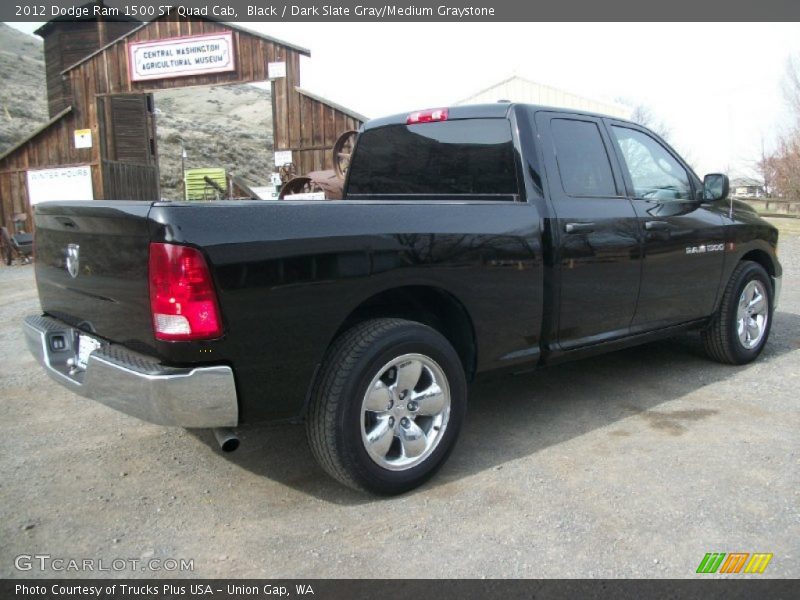 Black / Dark Slate Gray/Medium Graystone 2012 Dodge Ram 1500 ST Quad Cab