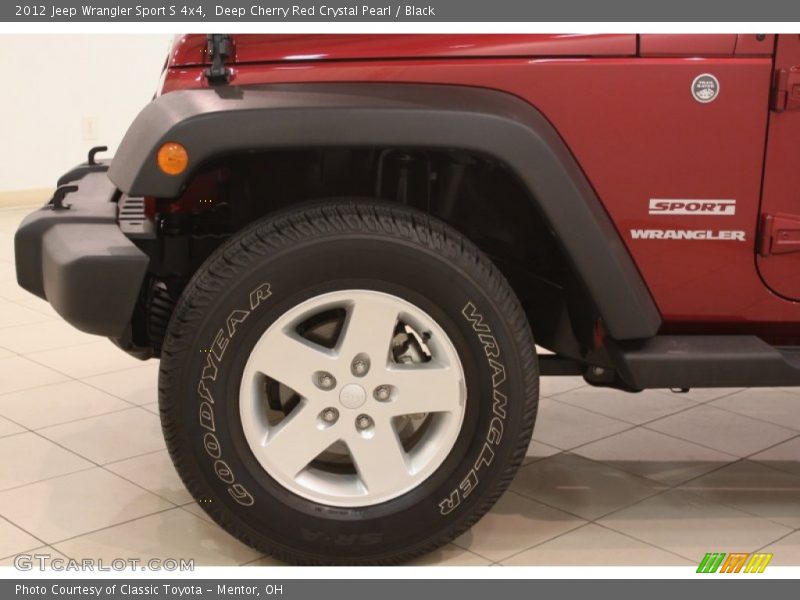 Deep Cherry Red Crystal Pearl / Black 2012 Jeep Wrangler Sport S 4x4