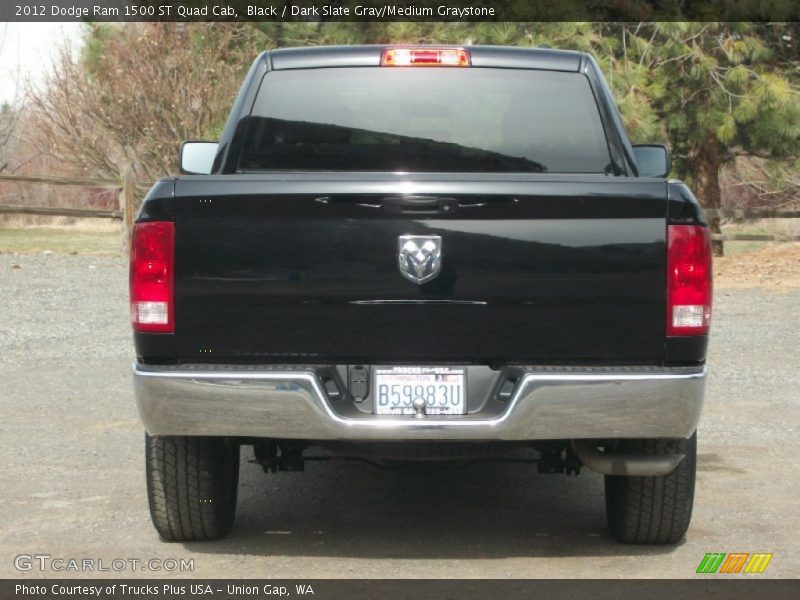 Black / Dark Slate Gray/Medium Graystone 2012 Dodge Ram 1500 ST Quad Cab