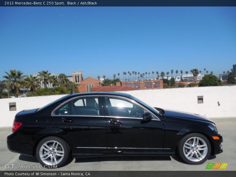 Black / Ash/Black 2013 Mercedes-Benz C 250 Sport