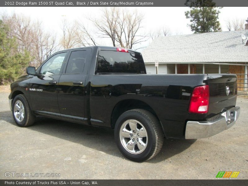 Black / Dark Slate Gray/Medium Graystone 2012 Dodge Ram 1500 ST Quad Cab