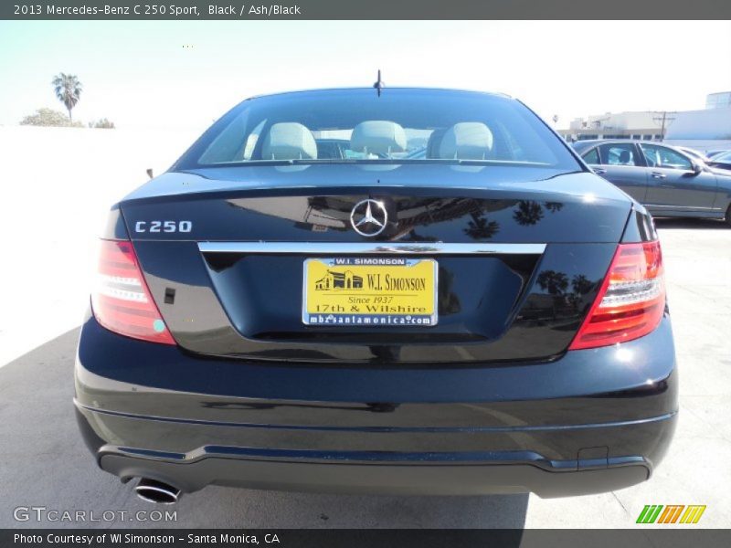 Black / Ash/Black 2013 Mercedes-Benz C 250 Sport