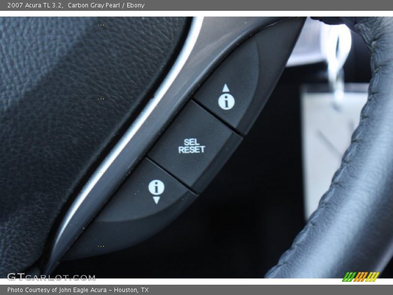 Carbon Gray Pearl / Ebony 2007 Acura TL 3.2