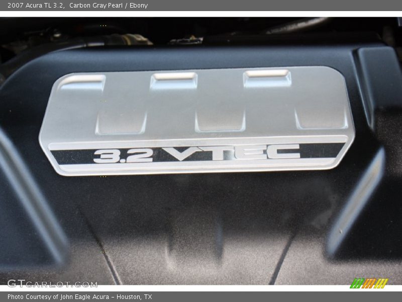 Carbon Gray Pearl / Ebony 2007 Acura TL 3.2