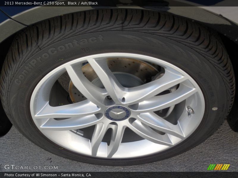 Black / Ash/Black 2013 Mercedes-Benz C 250 Sport