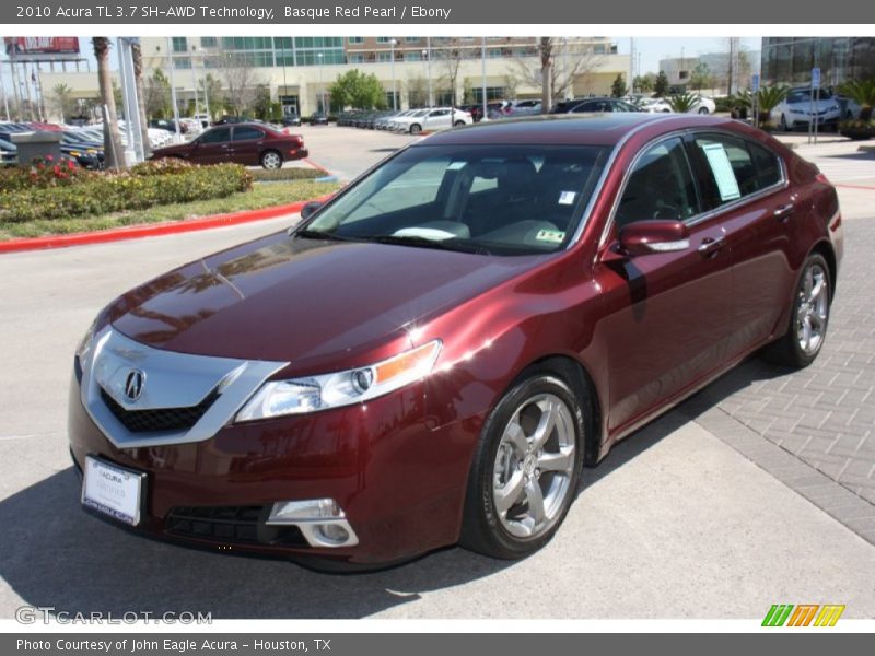 Basque Red Pearl / Ebony 2010 Acura TL 3.7 SH-AWD Technology