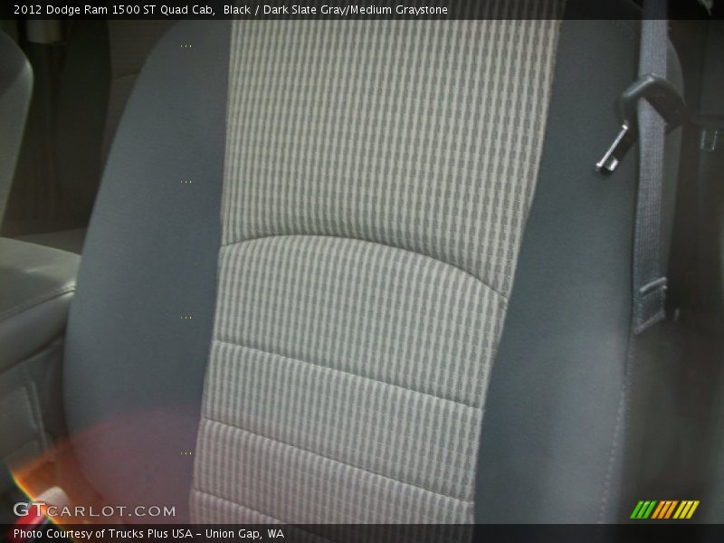 Black / Dark Slate Gray/Medium Graystone 2012 Dodge Ram 1500 ST Quad Cab