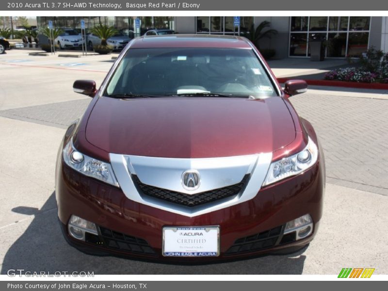 Basque Red Pearl / Ebony 2010 Acura TL 3.7 SH-AWD Technology