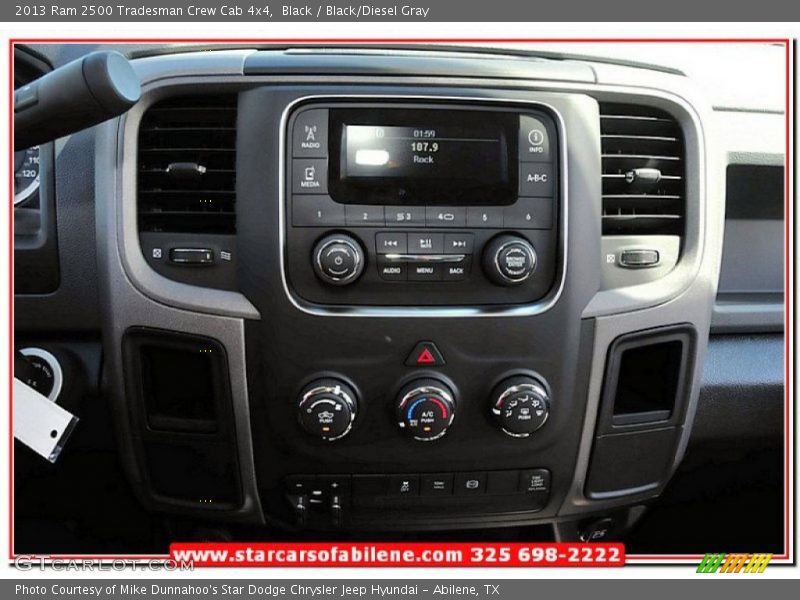 Black / Black/Diesel Gray 2013 Ram 2500 Tradesman Crew Cab 4x4