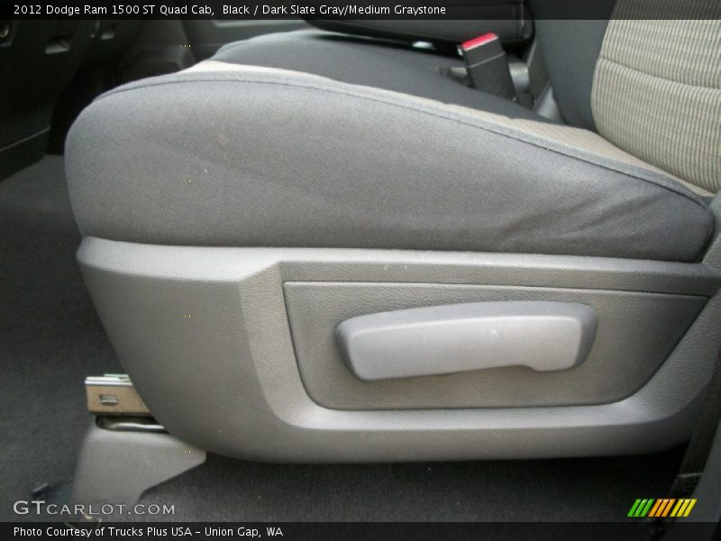 Black / Dark Slate Gray/Medium Graystone 2012 Dodge Ram 1500 ST Quad Cab