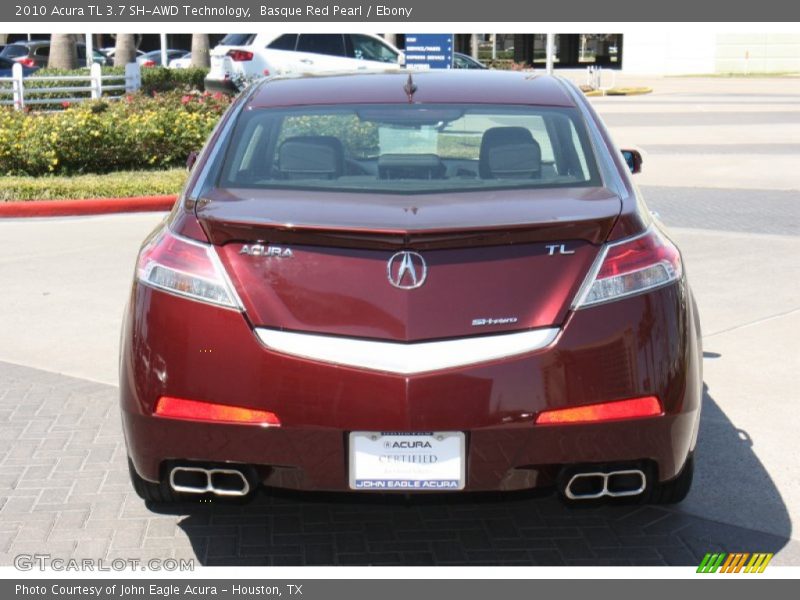Basque Red Pearl / Ebony 2010 Acura TL 3.7 SH-AWD Technology