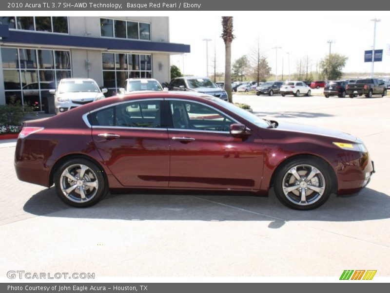 Basque Red Pearl / Ebony 2010 Acura TL 3.7 SH-AWD Technology