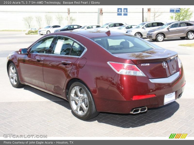 Basque Red Pearl / Ebony 2010 Acura TL 3.7 SH-AWD Technology