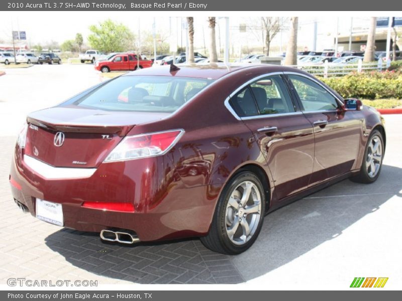 Basque Red Pearl / Ebony 2010 Acura TL 3.7 SH-AWD Technology