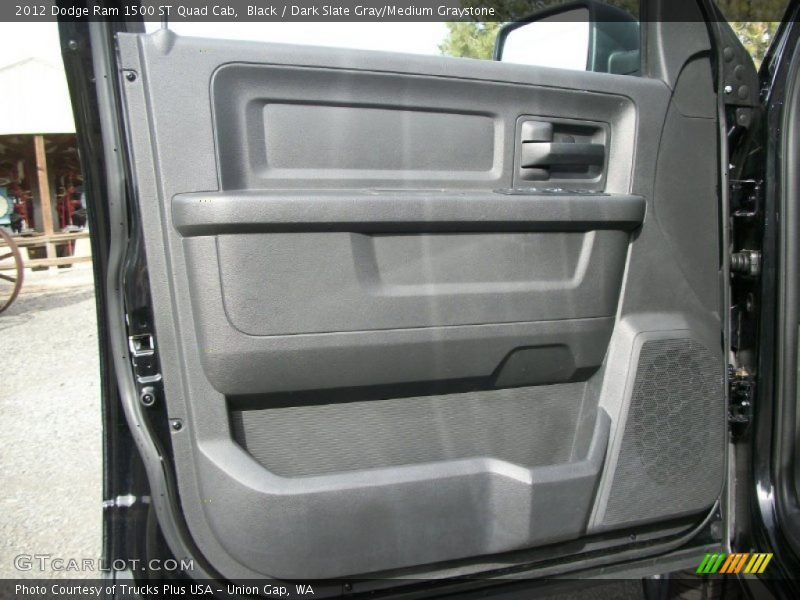 Black / Dark Slate Gray/Medium Graystone 2012 Dodge Ram 1500 ST Quad Cab
