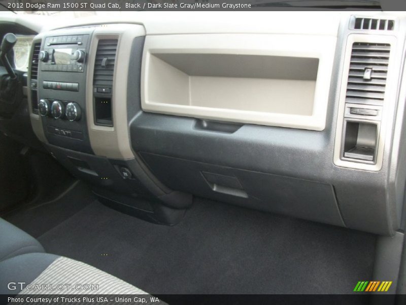 Black / Dark Slate Gray/Medium Graystone 2012 Dodge Ram 1500 ST Quad Cab