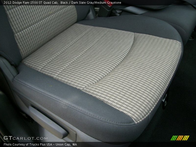 Black / Dark Slate Gray/Medium Graystone 2012 Dodge Ram 1500 ST Quad Cab