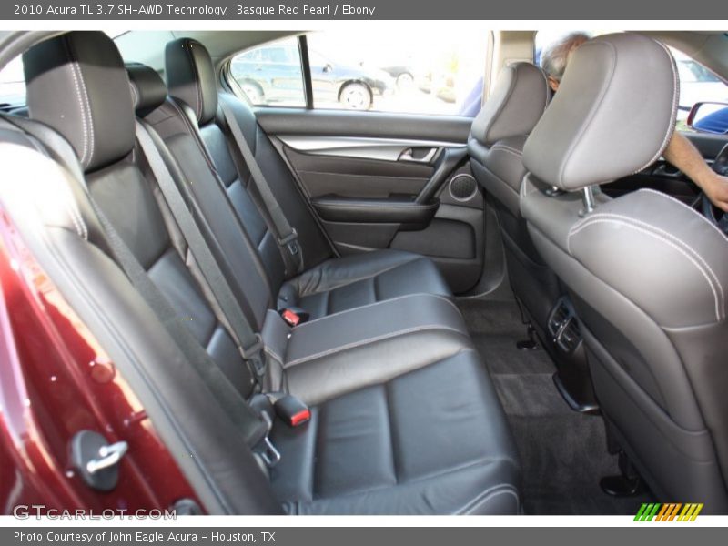 Rear Seat of 2010 TL 3.7 SH-AWD Technology