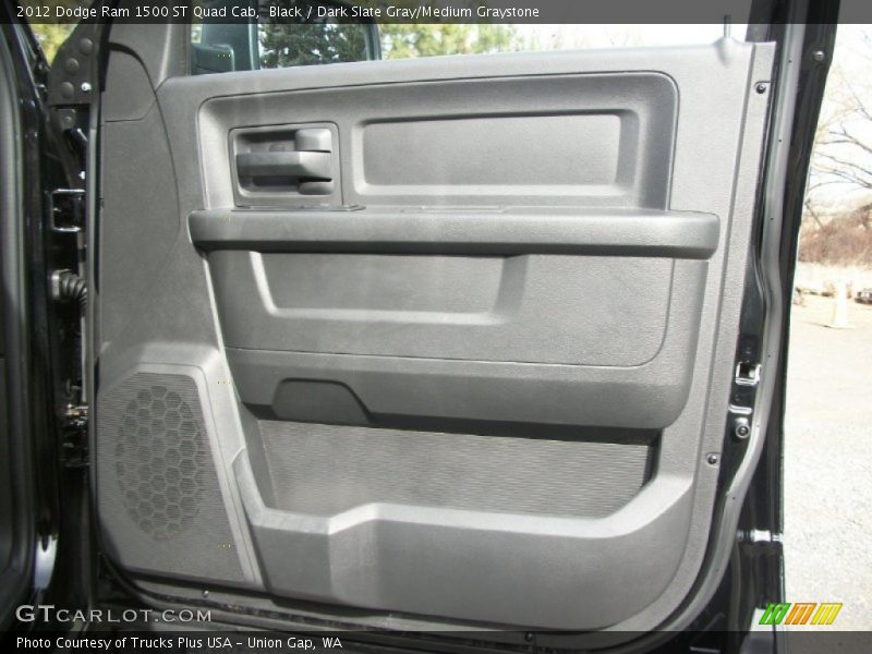 Black / Dark Slate Gray/Medium Graystone 2012 Dodge Ram 1500 ST Quad Cab