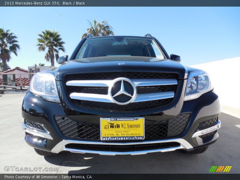 Black / Black 2013 Mercedes-Benz GLK 350