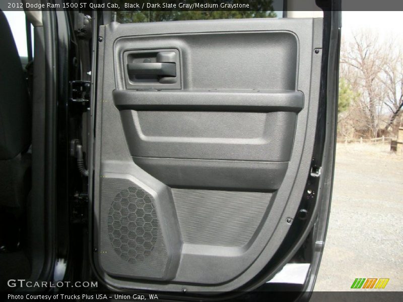 Black / Dark Slate Gray/Medium Graystone 2012 Dodge Ram 1500 ST Quad Cab