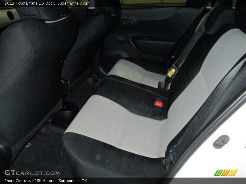 Super White / Ash 2013 Toyota Yaris L 5 Door