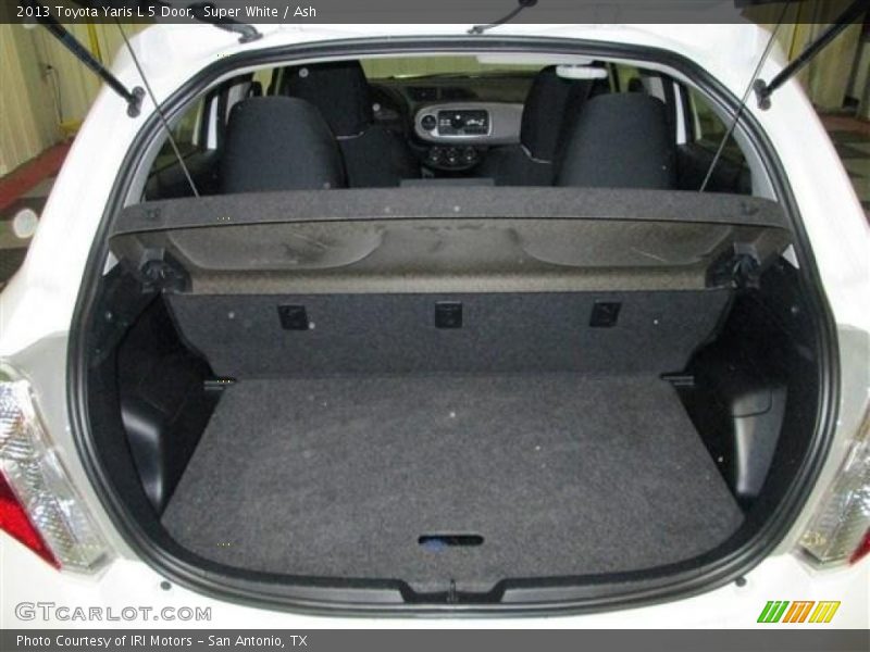 Super White / Ash 2013 Toyota Yaris L 5 Door