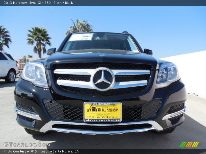 Black / Black 2013 Mercedes-Benz GLK 350