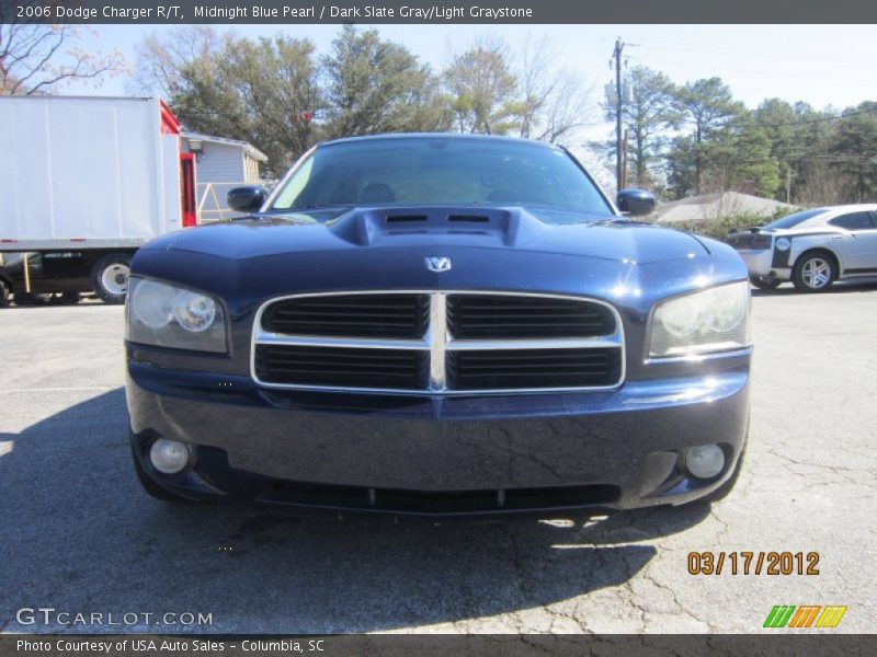 Midnight Blue Pearl / Dark Slate Gray/Light Graystone 2006 Dodge Charger R/T