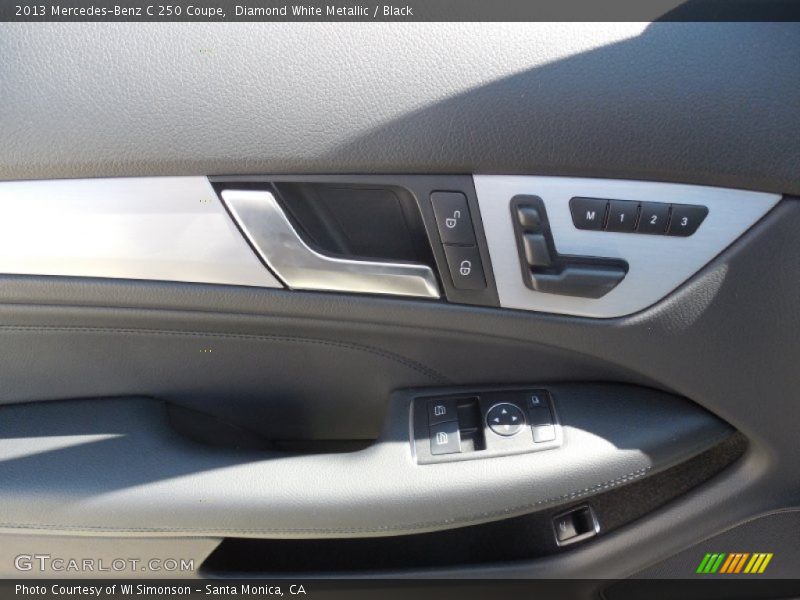 Diamond White Metallic / Black 2013 Mercedes-Benz C 250 Coupe