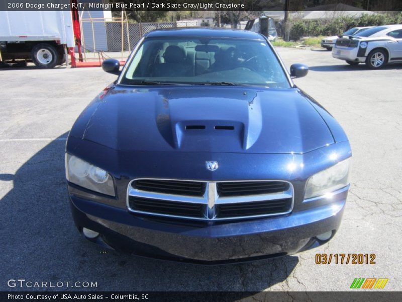 Midnight Blue Pearl / Dark Slate Gray/Light Graystone 2006 Dodge Charger R/T