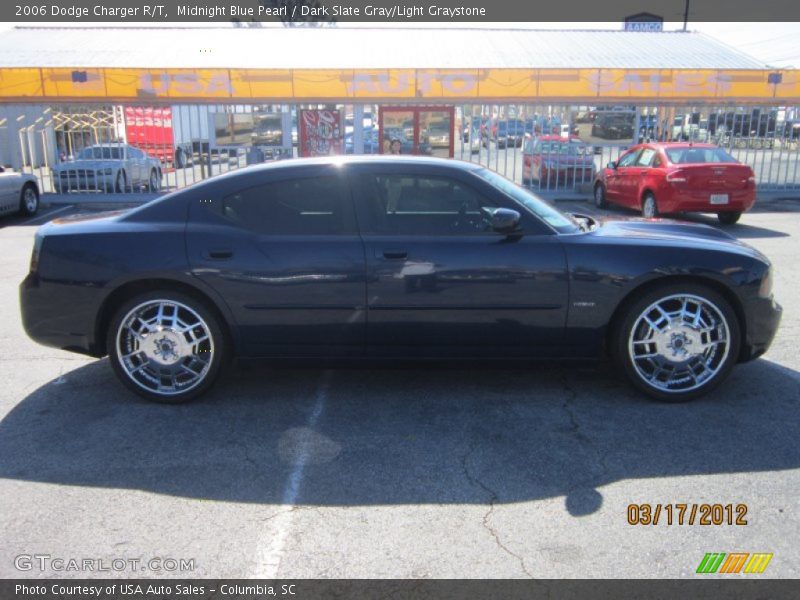 Midnight Blue Pearl / Dark Slate Gray/Light Graystone 2006 Dodge Charger R/T